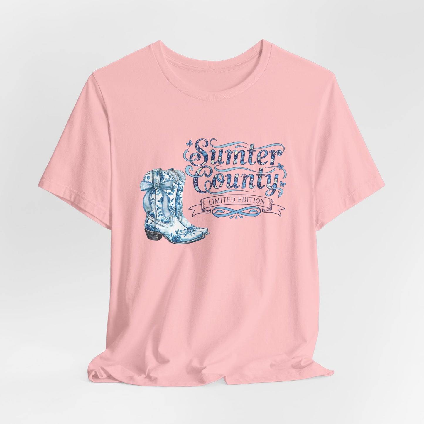 Sumter County Limited Edition Tee — Western Cowboy Boot Graphic T-Shirt