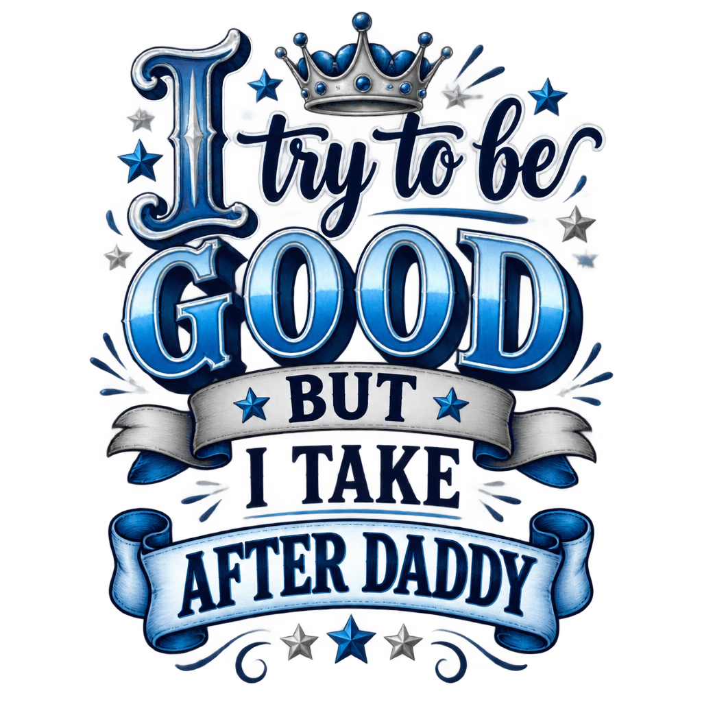 I try to be good