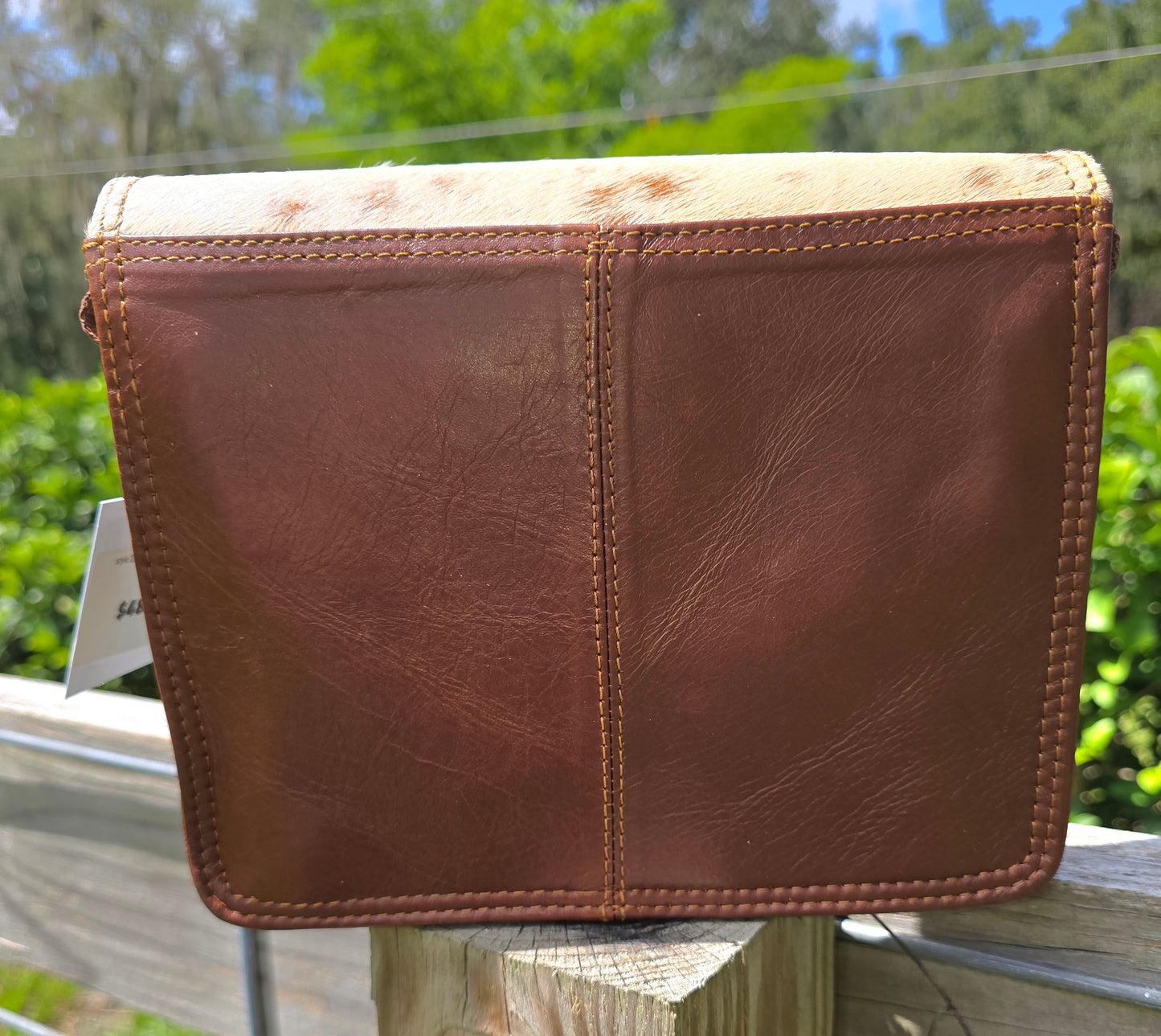 2646 Tan Cowhide Leather Crossbody Flap Bag for Women's Office Travel Women Shoulder Handbags Custom Genuine Leather Purse