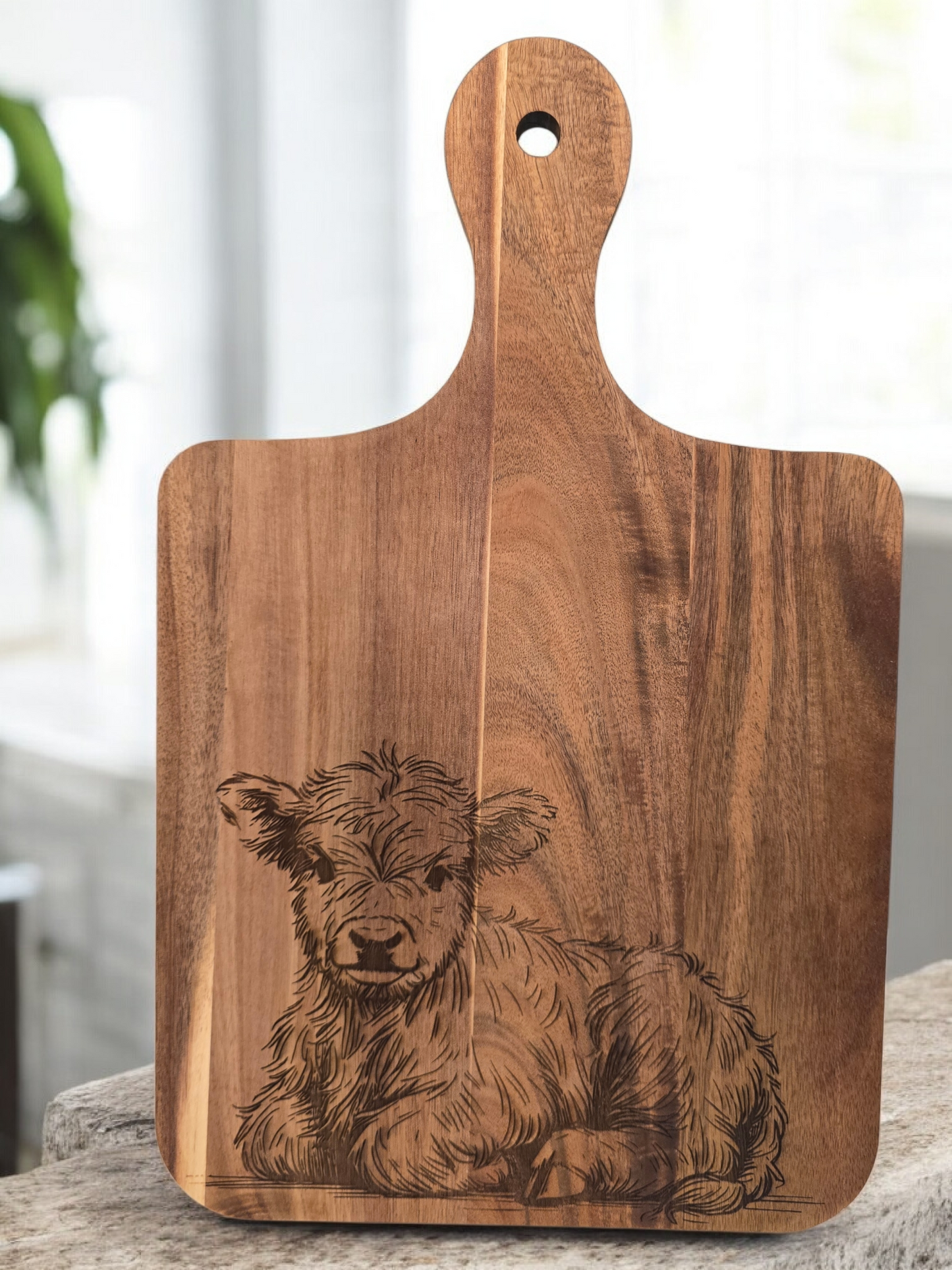 Cow cutting board