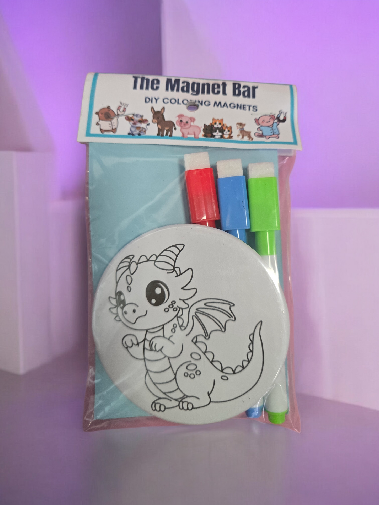 Dragon DIY coloring magnet