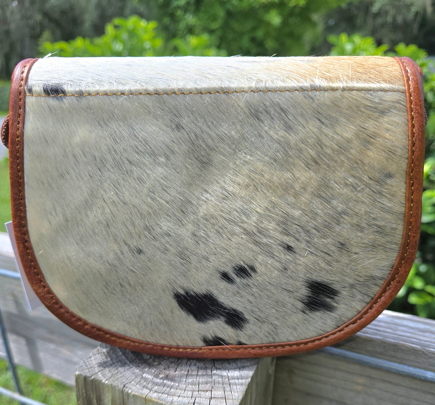 1910 Cowhide Leather Handbag Crossbody Bag