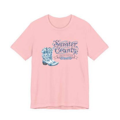 Sumter County Limited Edition Tee — Western Cowboy Boot Graphic T-Shirt