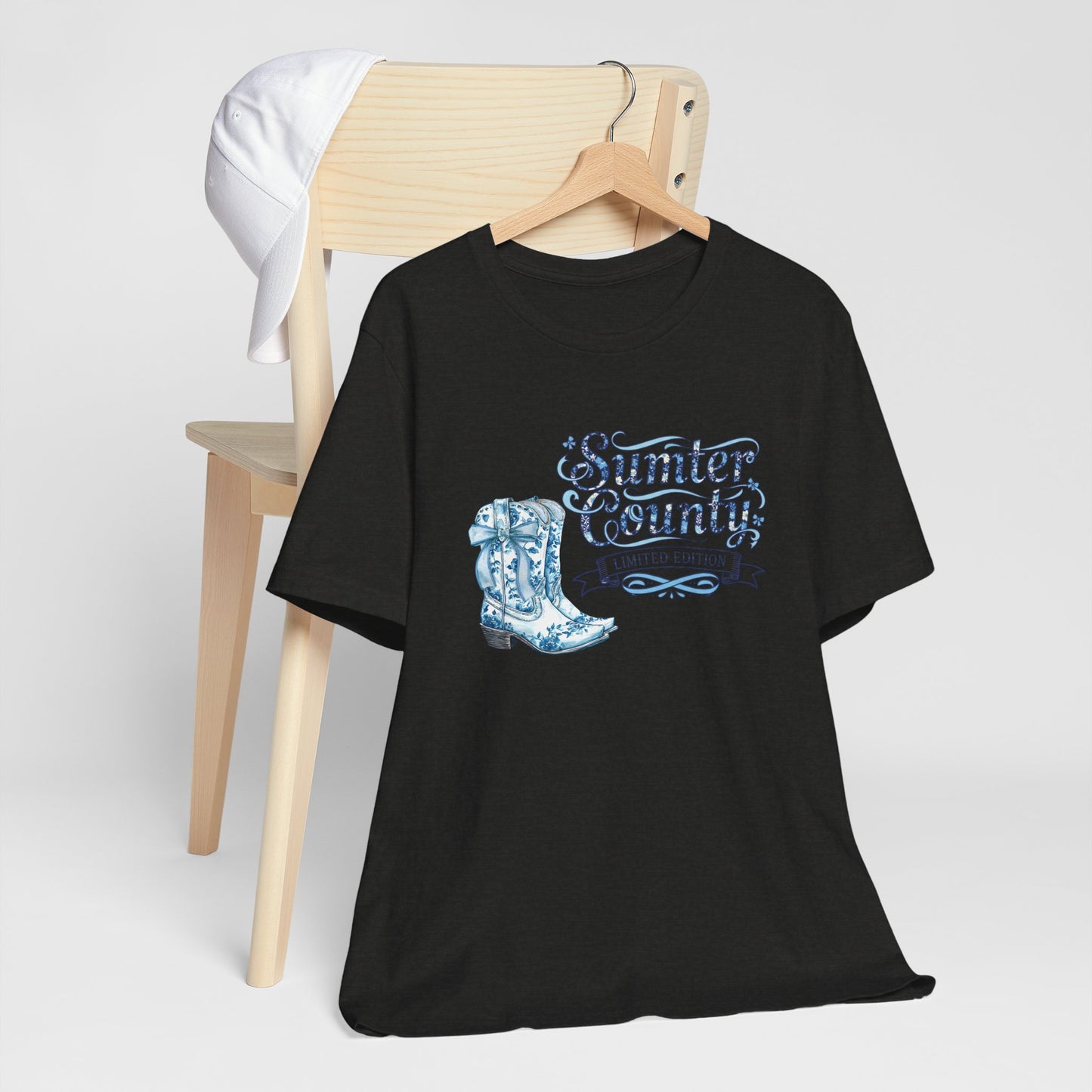 Sumter County Limited Edition Tee — Western Cowboy Boot Graphic T-Shirt