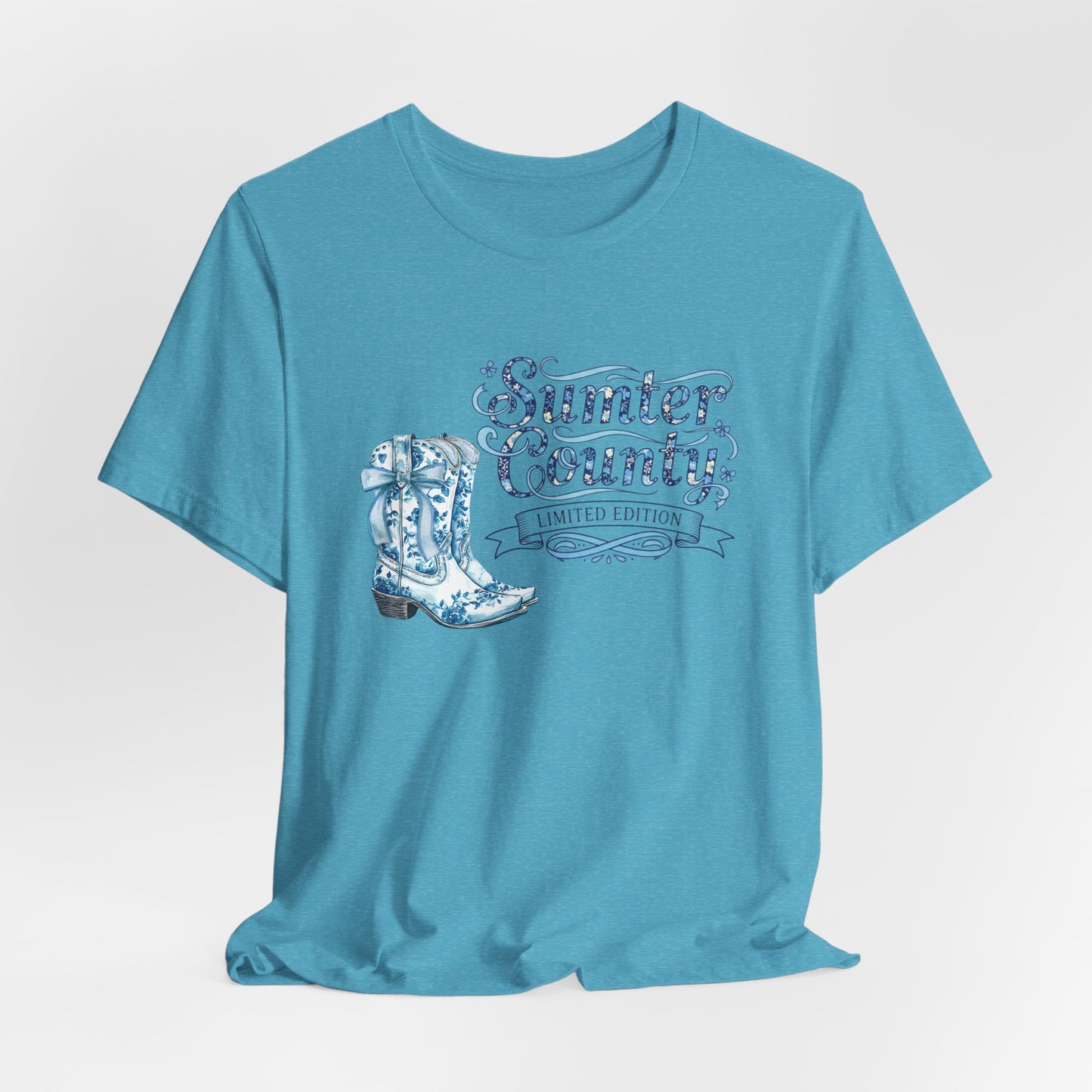 Sumter County Limited Edition Tee — Western Cowboy Boot Graphic T-Shirt