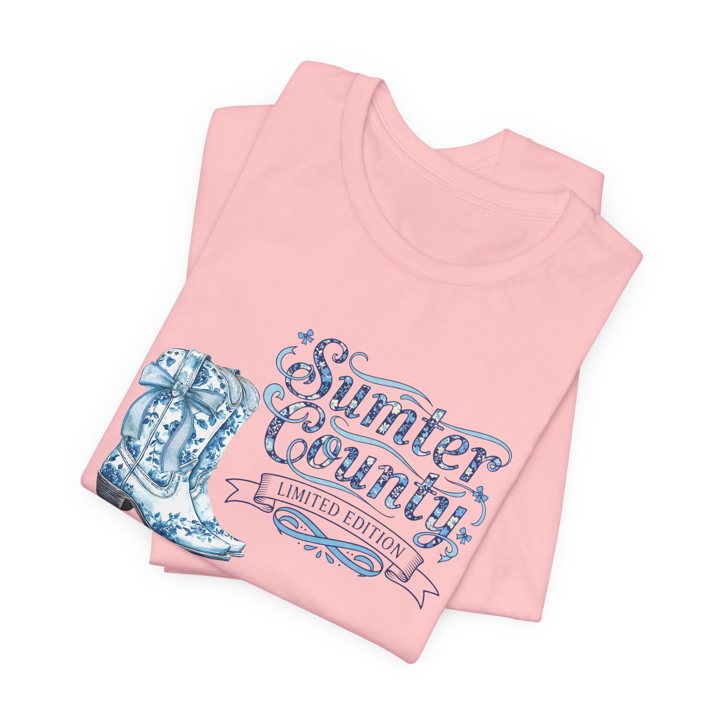 Sumter County Limited Edition Tee — Western Cowboy Boot Graphic T-Shirt