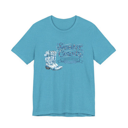 Sumter County Limited Edition Tee — Western Cowboy Boot Graphic T-Shirt