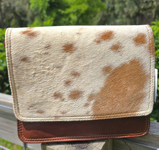 2646 Tan Cowhide Leather Crossbody Flap Bag for Women's Office Travel Women Shoulder Handbags Custom Genuine Leather Purse