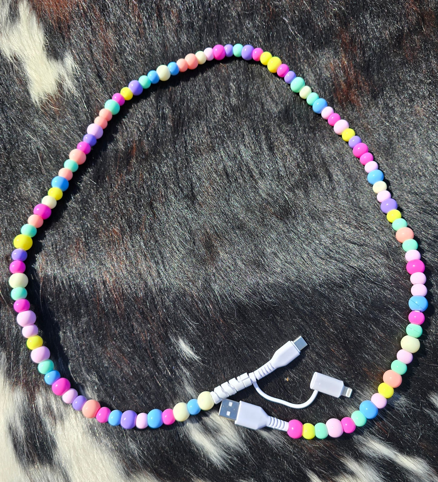 2 in 1 beaded charger