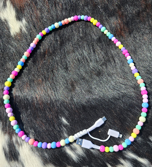 2 in 1 beaded charger