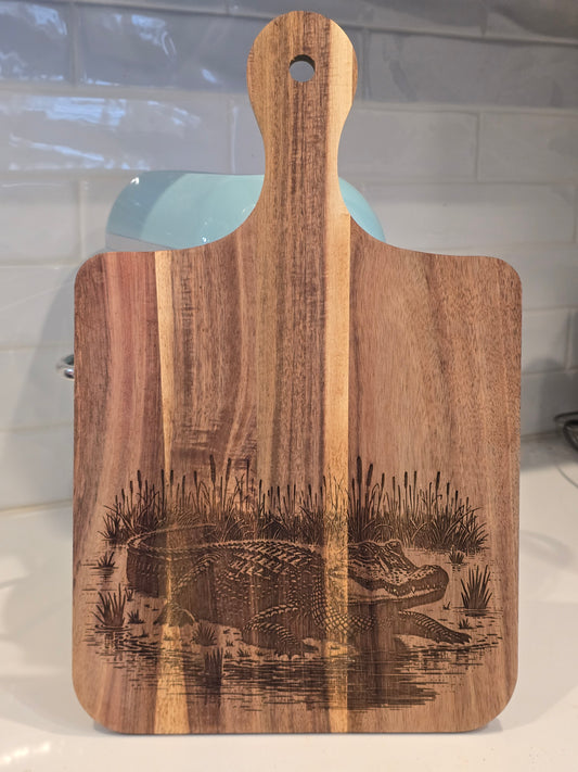 Alligator Cutting Board