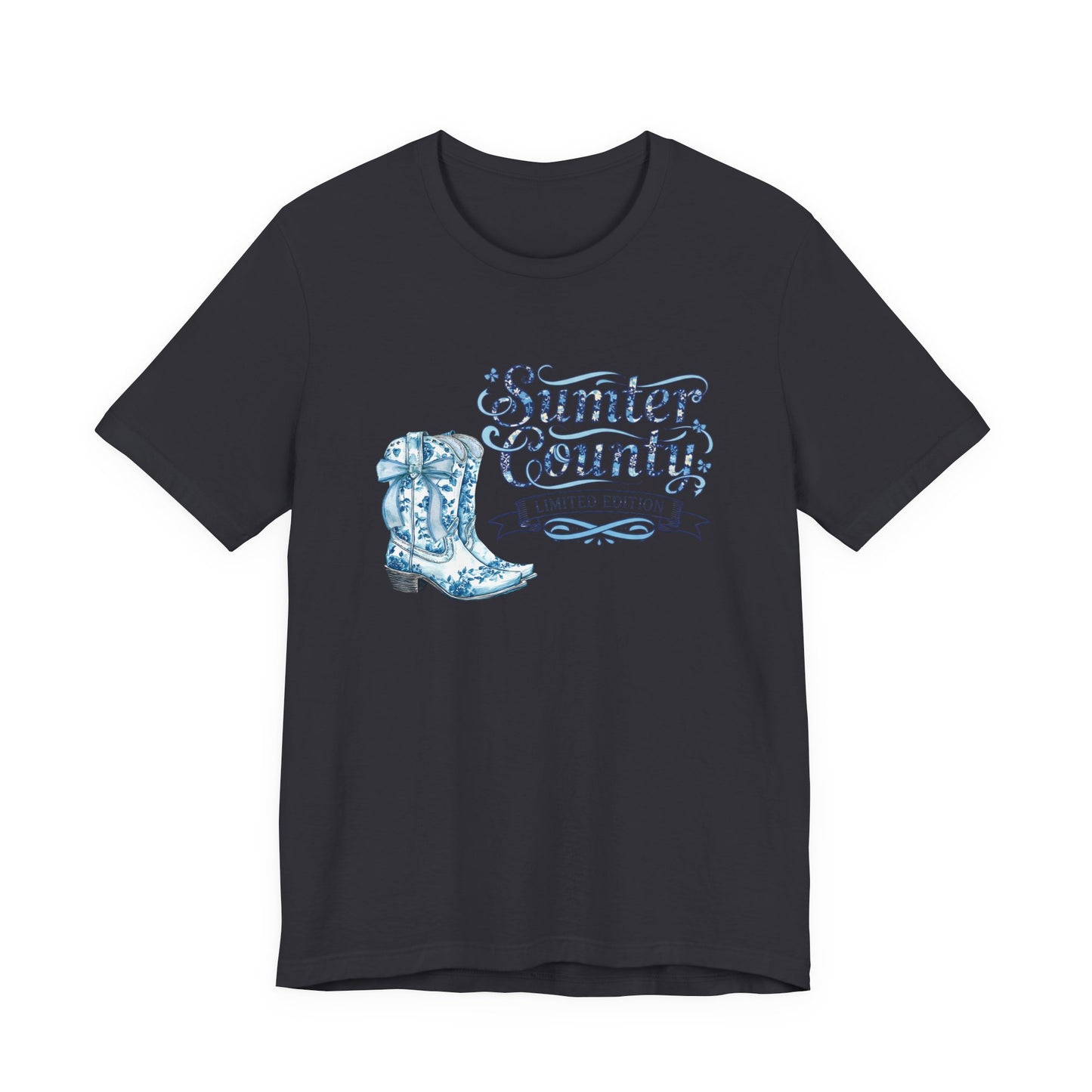 Sumter County Limited Edition Tee — Western Cowboy Boot Graphic T-Shirt
