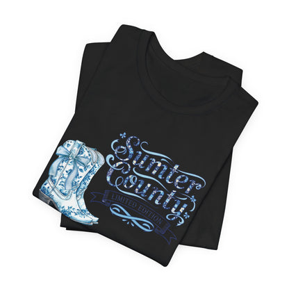Sumter County Limited Edition Tee — Western Cowboy Boot Graphic T-Shirt