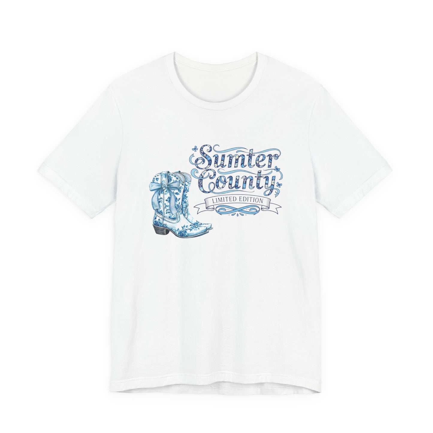 Sumter County Limited Edition Tee — Western Cowboy Boot Graphic T-Shirt