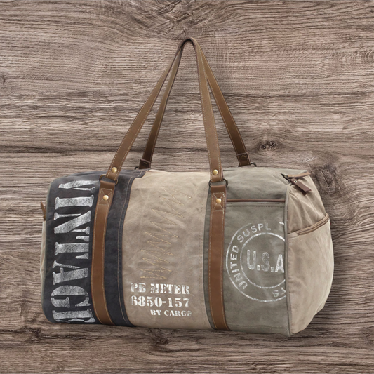 Vintage Usa Print Traveller Bag 1001