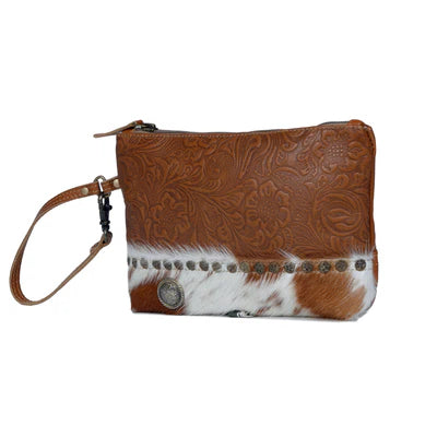 Blossomy Affair Leather & Hairon Bag 3402