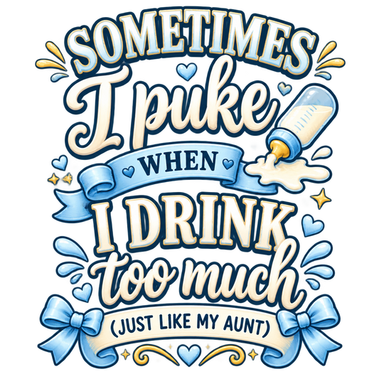 Sometimes I puke when I drink
