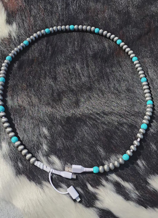 2 in 1 beaded charger