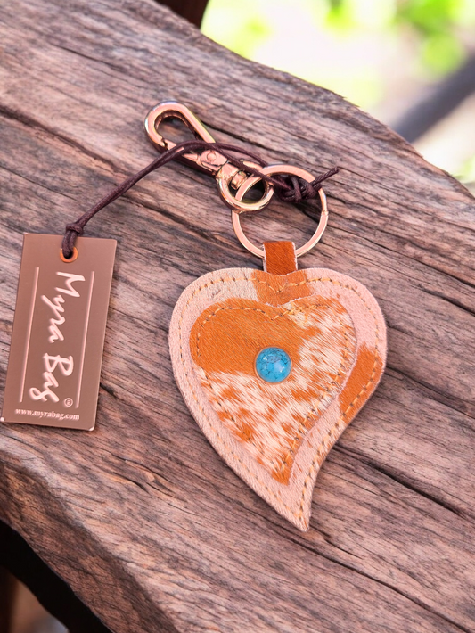Hearts love key fob