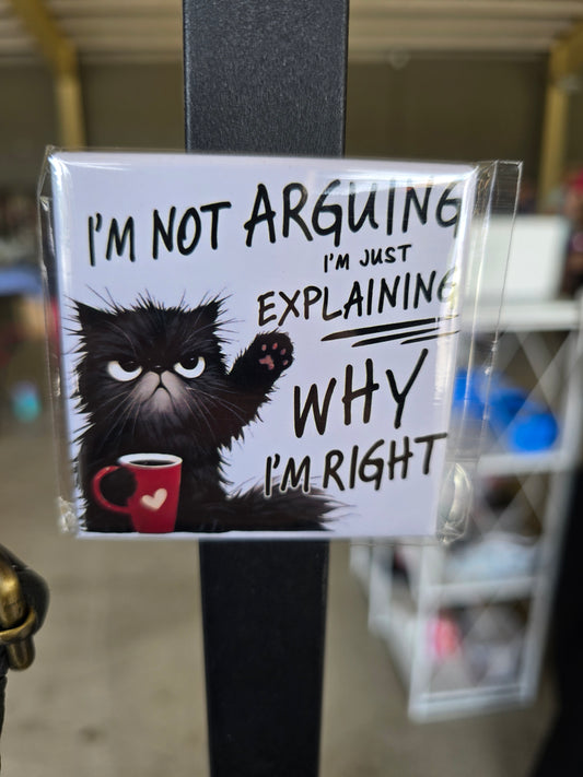 I'm not arguing