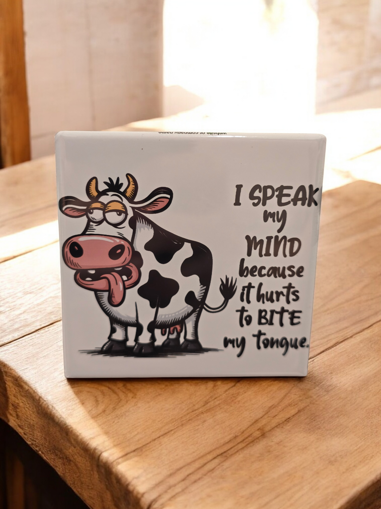 I speak my mind