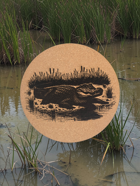 ALIGATOR CORK TRIVET